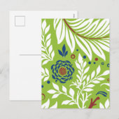 Blumendesign 27 feiertagspostkarte (Vorne/Hinten)
