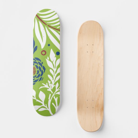 Blumendesign 27 skateboard (Vorderseite)