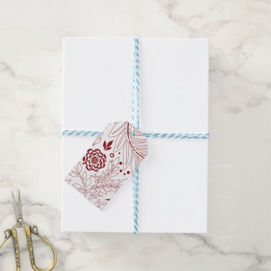 Blumendesign 28 geschenkanhänger (Mit Garn)
