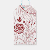 Blumendesign 28 geschenkanhänger (Rückseite)