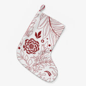 Blumendesign 28 kleiner weihnachtsstrumpf (Vorderansicht (hängend))