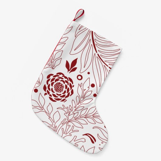 Blumendesign 28 kleiner weihnachtsstrumpf (Vorderansicht (hängend))