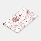 Blumendesign 28 post-it klebezettel (angewinkelt)