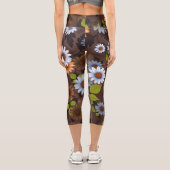 Blumendesign 2 capri leggings (Rückseite)
