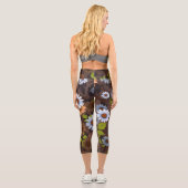 Blumendesign 2 capri leggings (Rückseite)