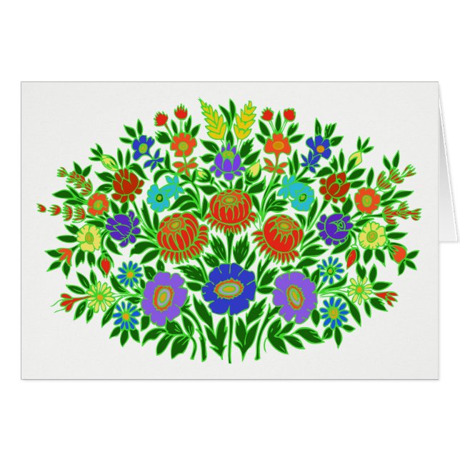 Blumendesign #2 individuell anpassbar (Vorderseite (Horizontal))