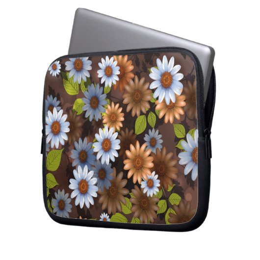 Blumendesign 2 laptopschutzhülle (Vorderseite Links)