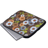 Blumendesign 2 laptopschutzhülle (Vorne Knopf)