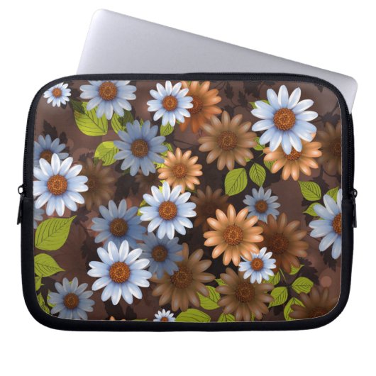 Blumendesign 2 laptopschutzhülle (Vorderseite)