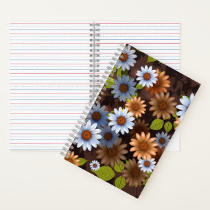Blumendesign 2 notizblock