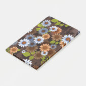 Blumendesign 2 post-it klebezettel (angewinkelt)