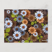 Blumendesign 2 postkarte (Rückseite)