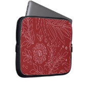 Blumendesign 30 laptopschutzhülle (Vorne Rechts)