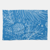 Blumendesign 32 geschirrtuch (Horizontal)