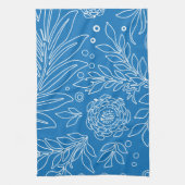 Blumendesign 32 geschirrtuch (Vertikal)