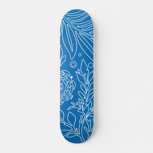 Blumendesign 32 skateboard (Vorne)