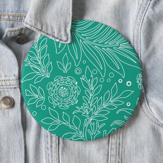 Blumendesign 34 button (Beispiel)