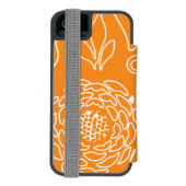 Blumendesign 35 incipio iPhone Geldbeutel-Hülle (Folio Rückseite)