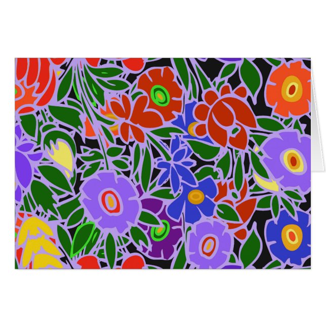 Blumendesign #5 (Vorderseite (Horizontal))