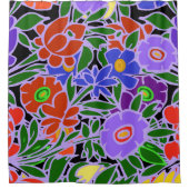 Blumendesign #5 duschvorhang (Vorderseite)