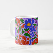 Blumendesign #5 kaffeetasse (Vorderseite Links)
