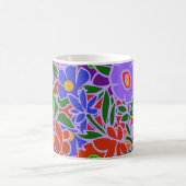 Blumendesign #5 kaffeetasse (Mittel)