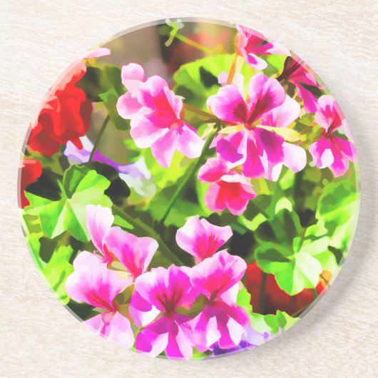 Blumendesign 5 Light.jpg Sandstein Untersetzer (Vorne)