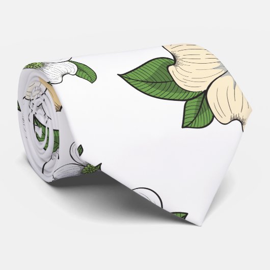 Blumendesign 7 krawatte (Gerollt)