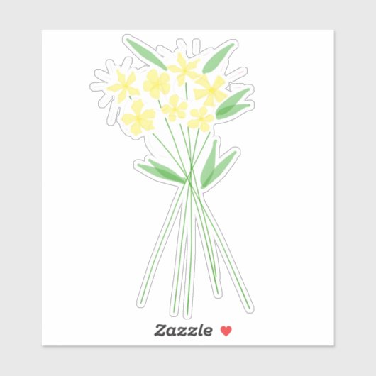 Blumendesign Aufkleber (Blatt)