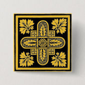 Blumendesign Button (Vorderseite)