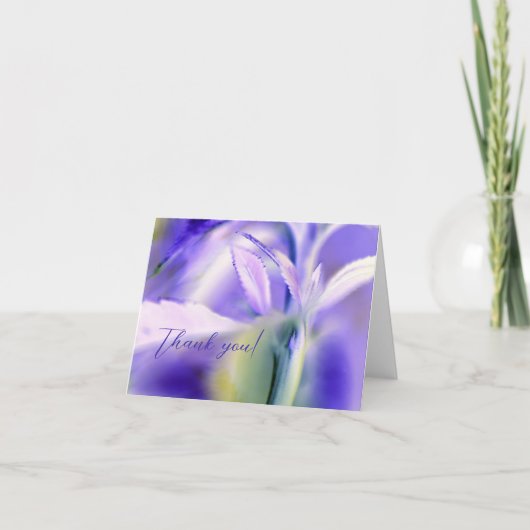 Blumendesign Danke Karte (Vorderseite)