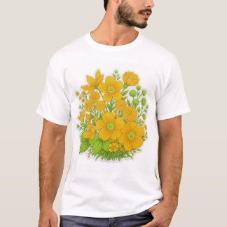 Blumendesign-Druckkunst  T-Shirt