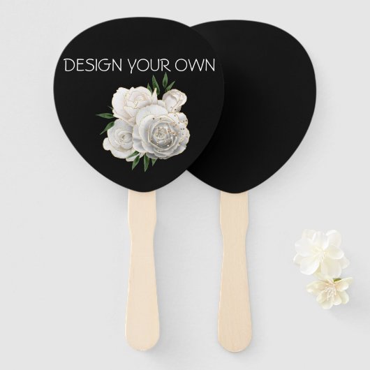 Blumendesign Fächer (Vorne und Hinten)