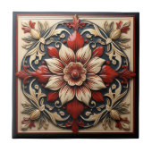 Blumendesign Fliese (Vorderseite)