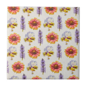 Blumendesign Fliese