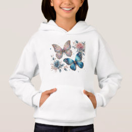 Blumendesign FrauenSweatshirt - Niedlich & gemütli Hoodie