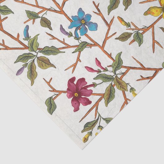 Blumendesign für bedruckte Textilien Pl XIX Seidenpapier (Ausschnitt)