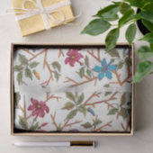 Blumendesign für bedruckte Textilien Pl XIX Seidenpapier (Geschenk)