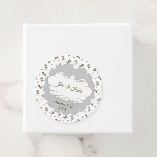 Blumendesign Geschenkanhänger (Beispiel)