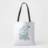 Blumendesign-Gießkanne Tasche (Vorderseite)