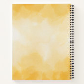 Blumendesign Hallo Sonnenschein Notizblock (Rückseite)