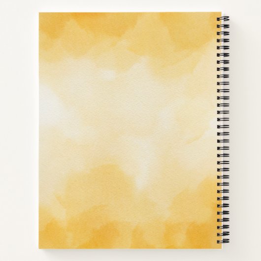 Blumendesign Hallo Sonnenschein Notizblock (Rückseite)