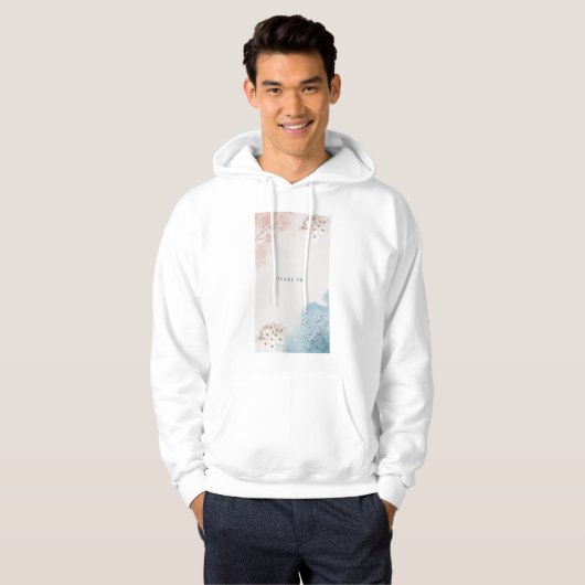 Blumendesign Hoodie (Vorne ganz)