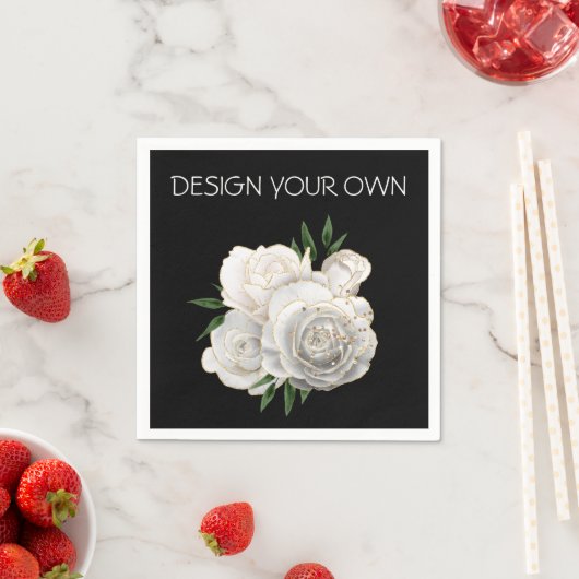 Blumendesign Ihr eigenes Neapel Serviette (Beispiel)