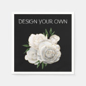 Blumendesign Ihr eigenes Neapel Serviette (Vorderseite)