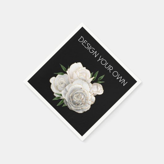 Blumendesign Ihr eigenes Neapel Serviette (Ecke)