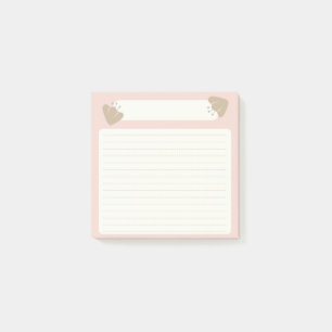 Blumendesign im eleganten Stil Post-it Klebezettel