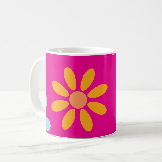 Blumendesign im Frühling für Tasse (Vorderseite Links)