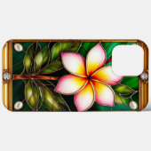 Blumendesign im goldenen Rahmen Case-Mate iPhone Hülle (Rückseite (Horizontal))