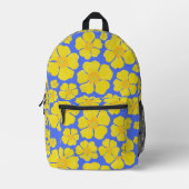 Blumendesign im Rucksack (Vorderseite)